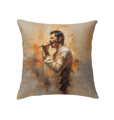 Musical Magic Indoor Pillow on a cozy window seat