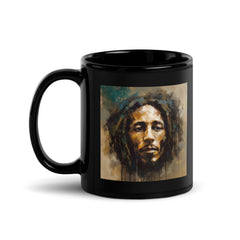 Musical Mosaic Black Glossy Mug - Beyond T-shirts