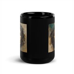 Musical Mosaic Black Glossy Mug - Beyond T-shirts