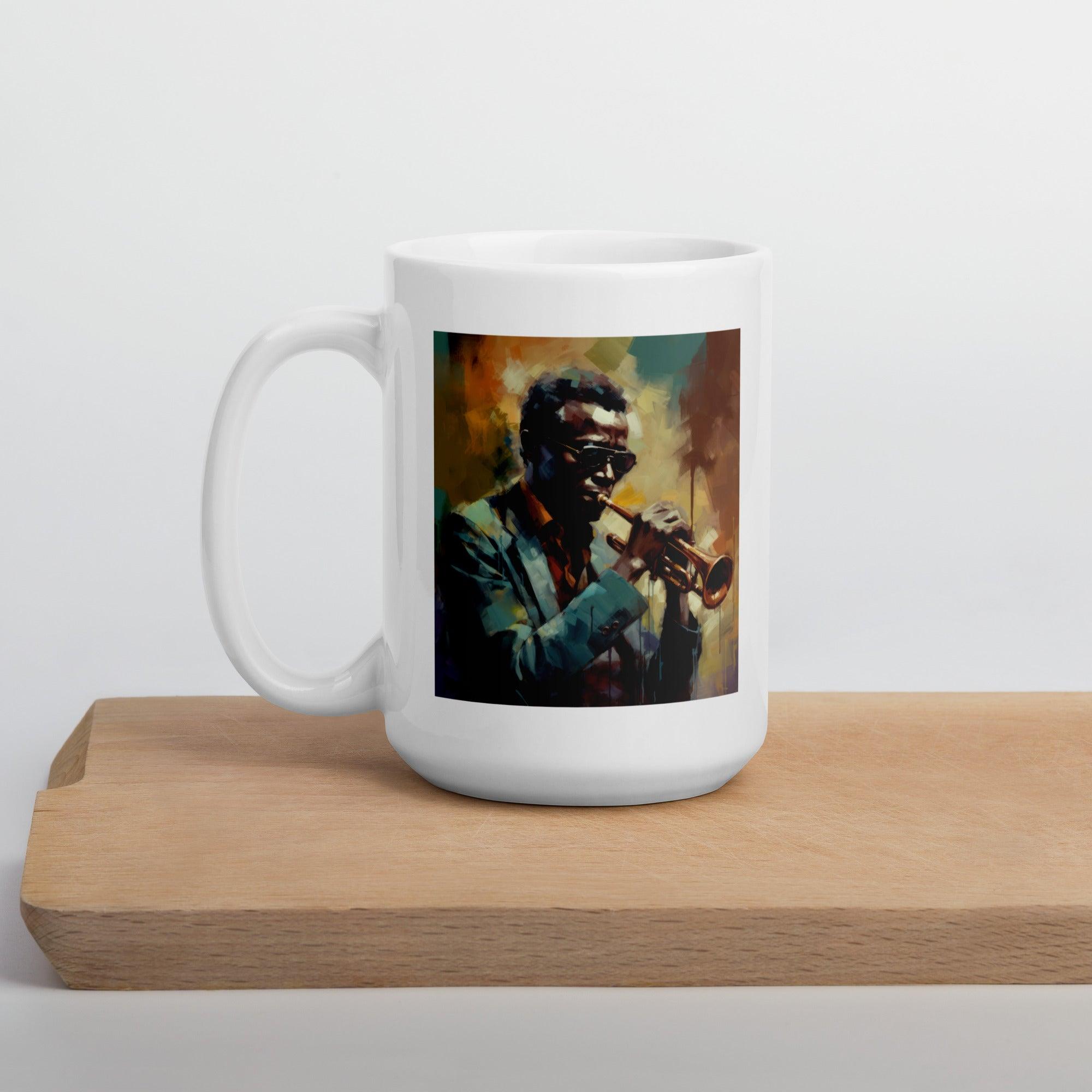 Musical Muse White glossy mug - Beyond T-shirts