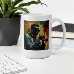 Musical Muse White glossy mug - Beyond T-shirts