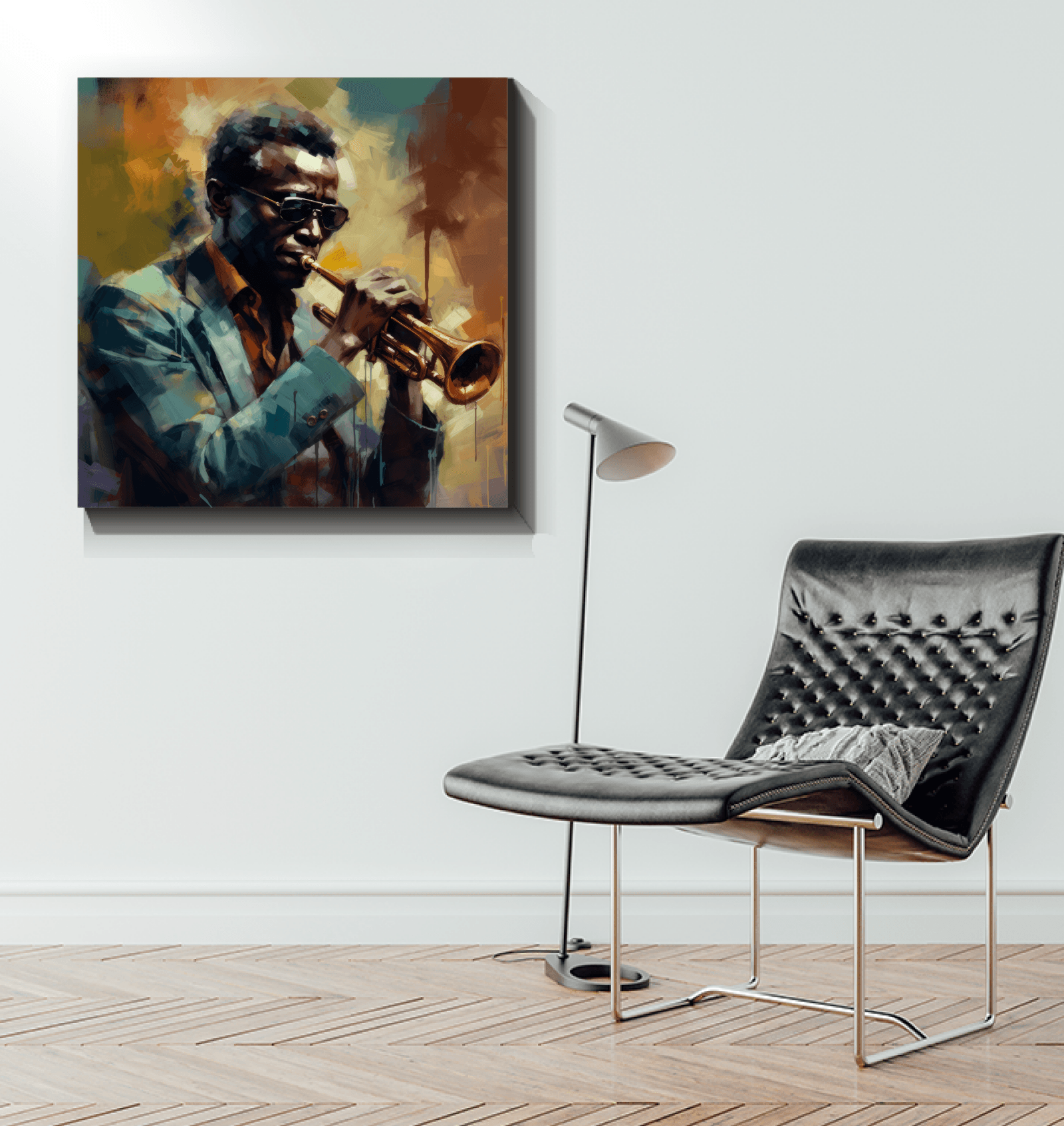 Musical Muse Wrapped Canvas - Beyond T-shirts