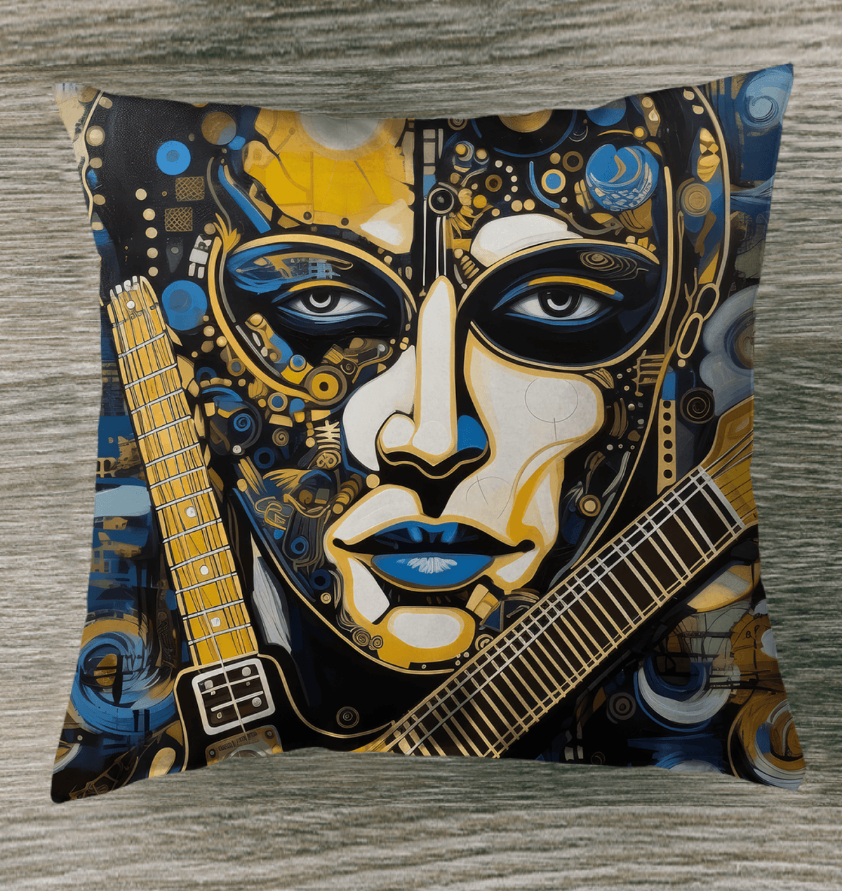 Musicians Create Beauty Outdoor Pillow - Beyond T-shirts