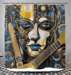 Musicians create beauty Shower Curtain - Beyond T-shirts