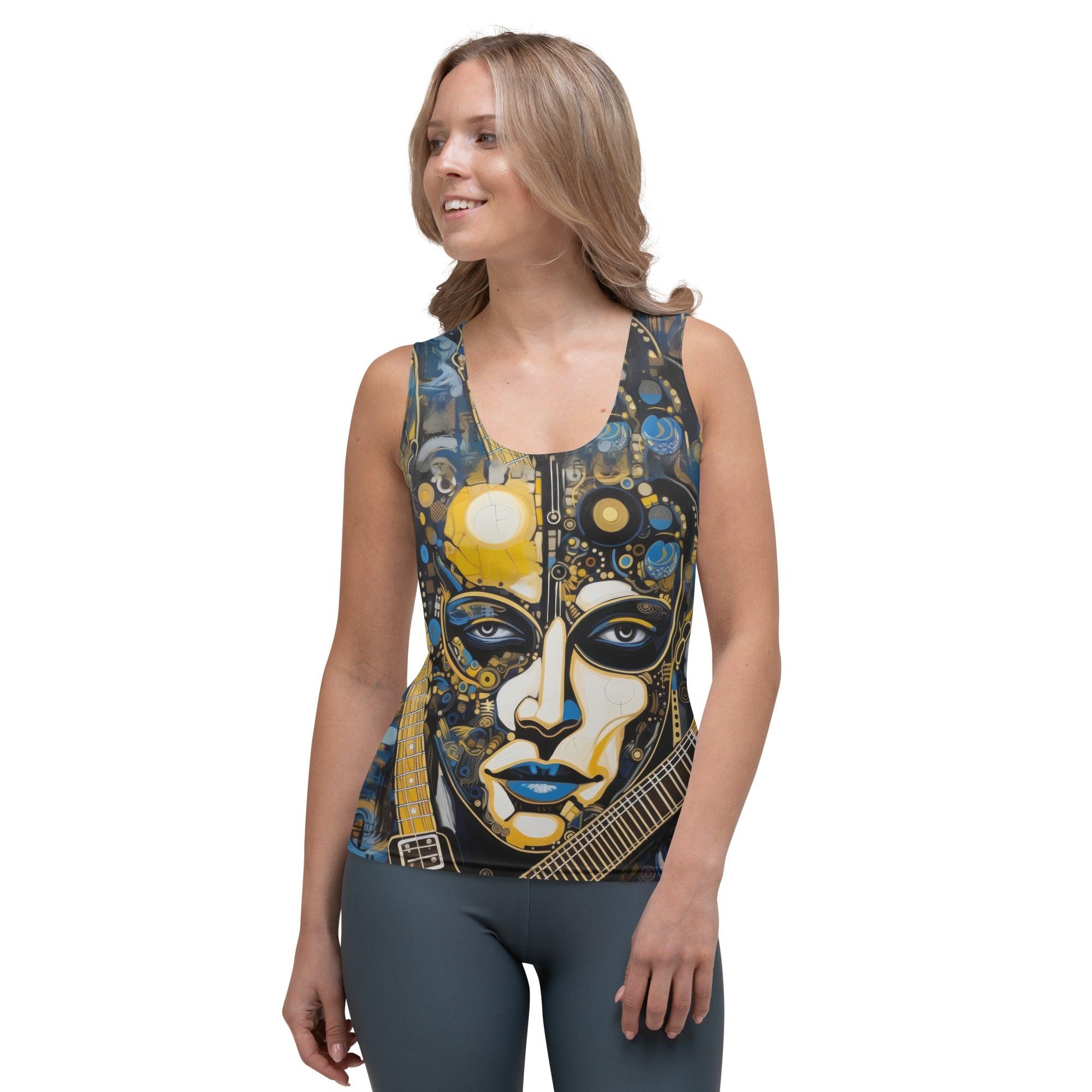 Musicians Create Beauty Tank Top Front View