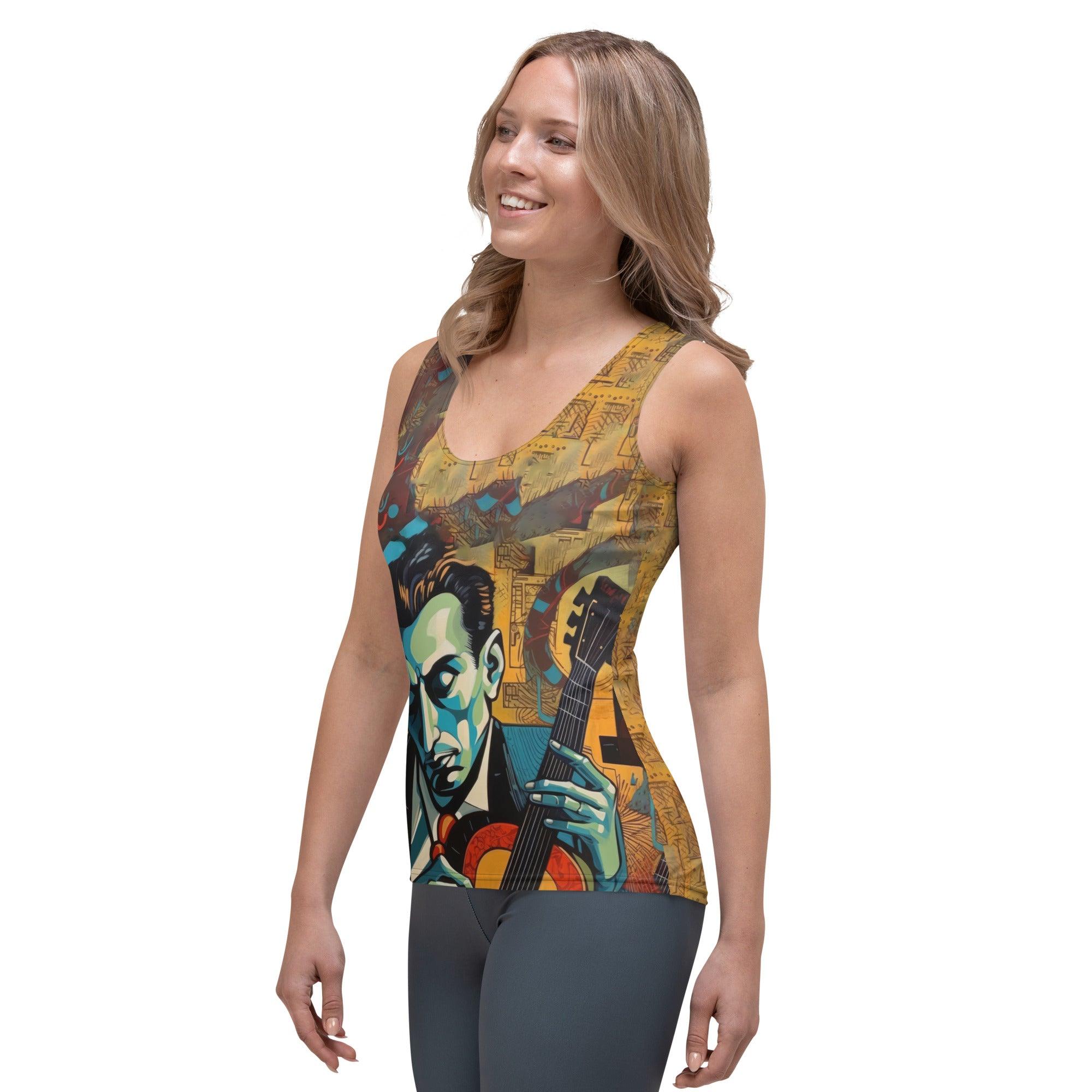 Musicians Create Magic Sublimation Tank Top - Lifestyle Shot