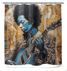 Musicians inspire change Shower Curtain - Beyond T-shirts