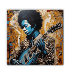 Decorative canvas art for music lovers showcasing change through music.