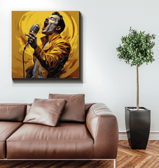 Inspirational musicians canvas art for office and home.