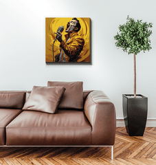 Innovative musicians art canvas for home decor.