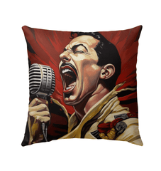 Musicians Shape Culture Outdoor Pillow - Beyond T-shirts