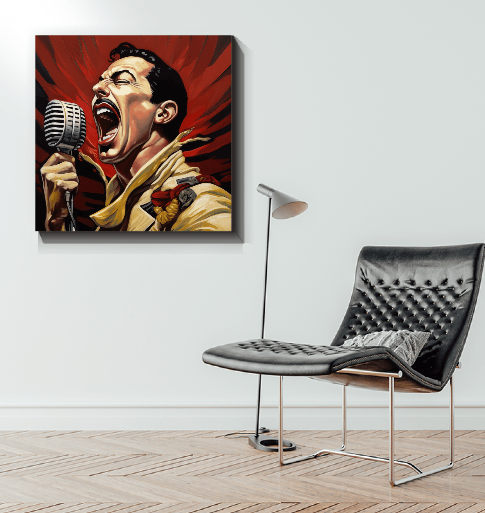 Culture-shaping musicians art piece designed for modern home interiors.