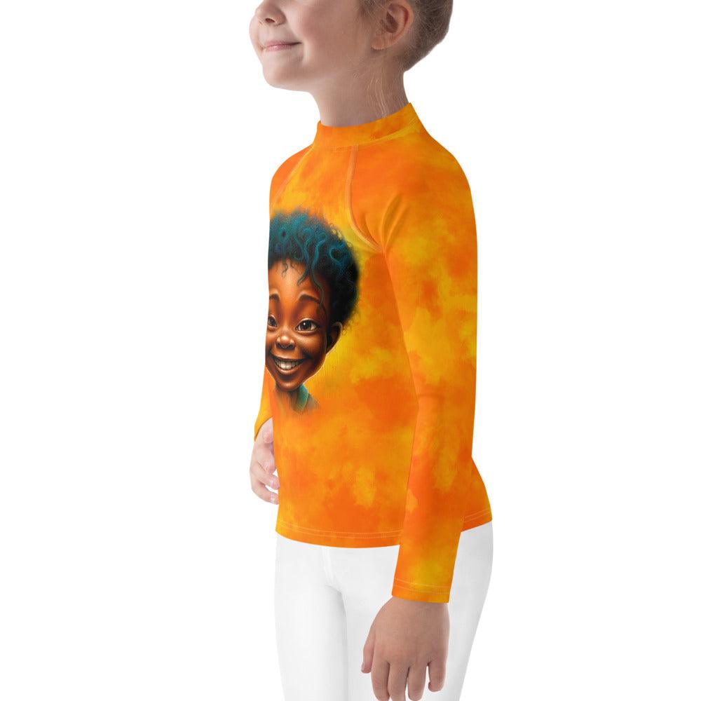 Durable Mystic Charm kids rash guard for swimming and play.