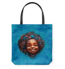 Fashionable and practical Mystic Pupils Delight Basketweave Tote Bag for daily use.