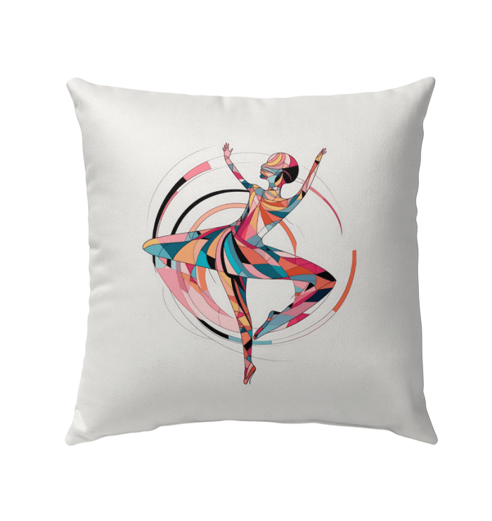 Mystical Feminine Dance Form Outdoor Pillow - Beyond T-shirts