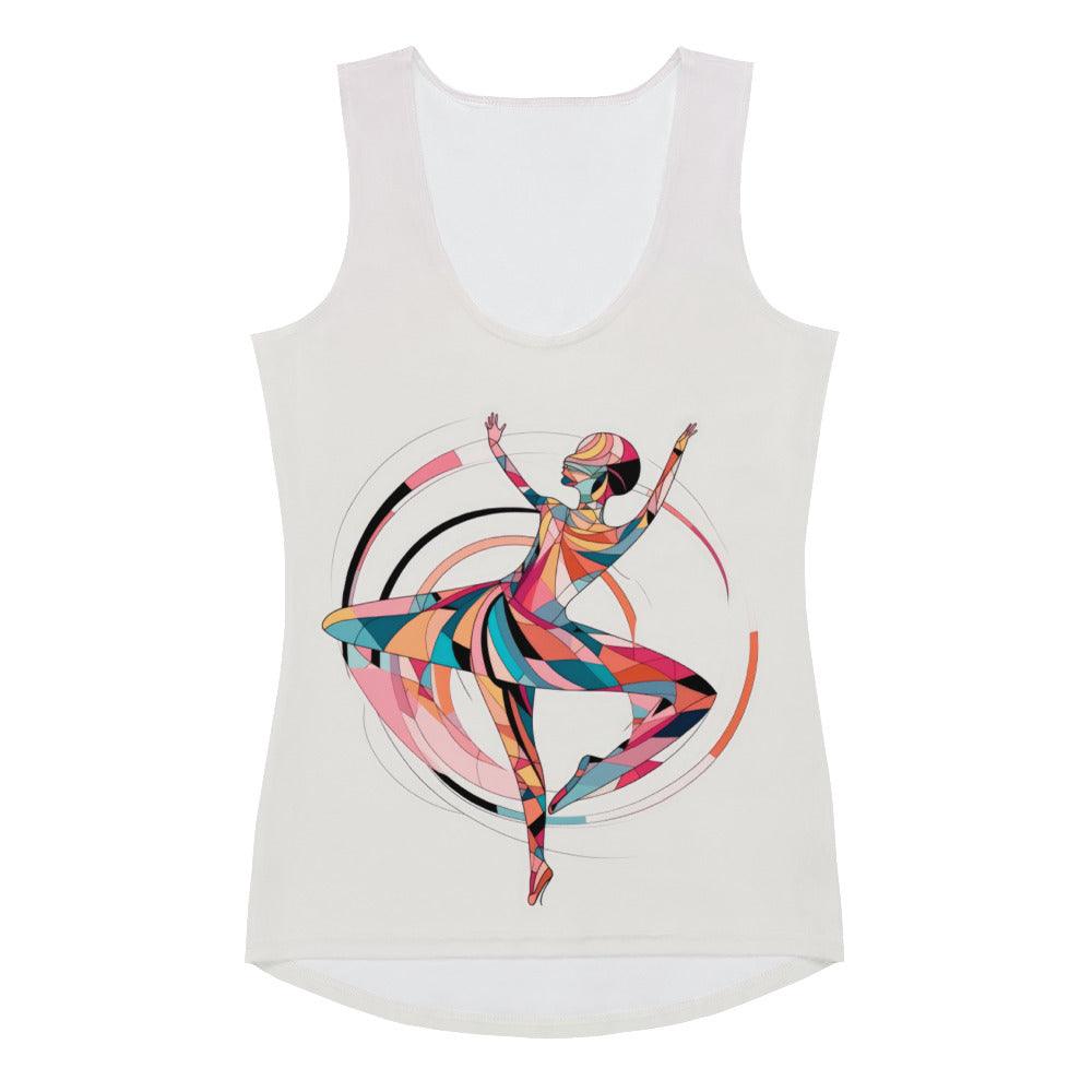 Mystical Feminine Dance Form Sublimation Cut & Sew Tank Top - Beyond T-shirts