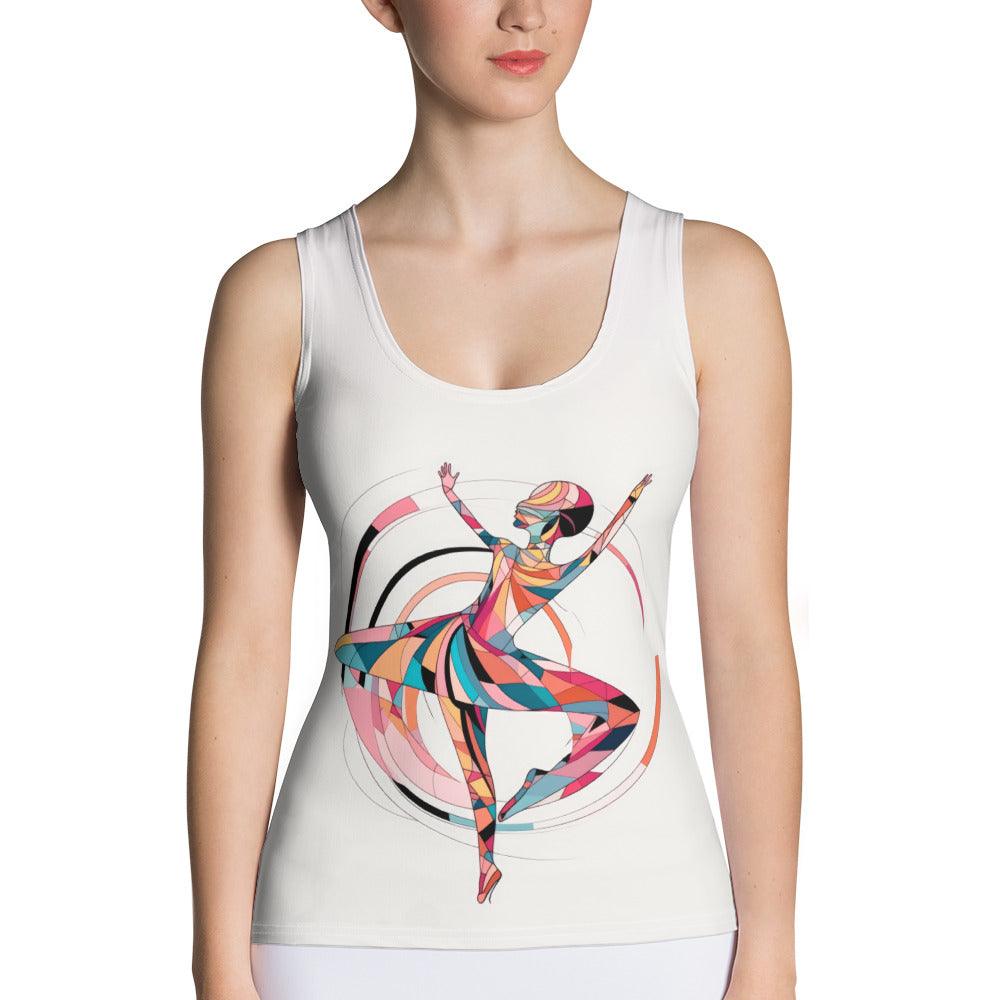 Mystical Feminine Dance Form Sublimation Cut & Sew Tank Top - Beyond T-shirts