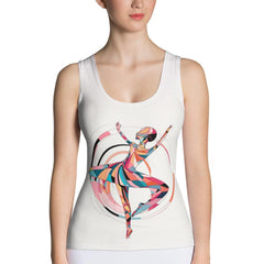 Mystical Feminine Dance Form Sublimation Cut & Sew Tank Top - Beyond T-shirts