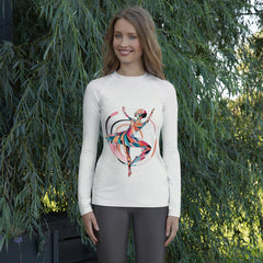 Mystical Feminine Dance Form Women's Rash Guard - Beyond T-shirts