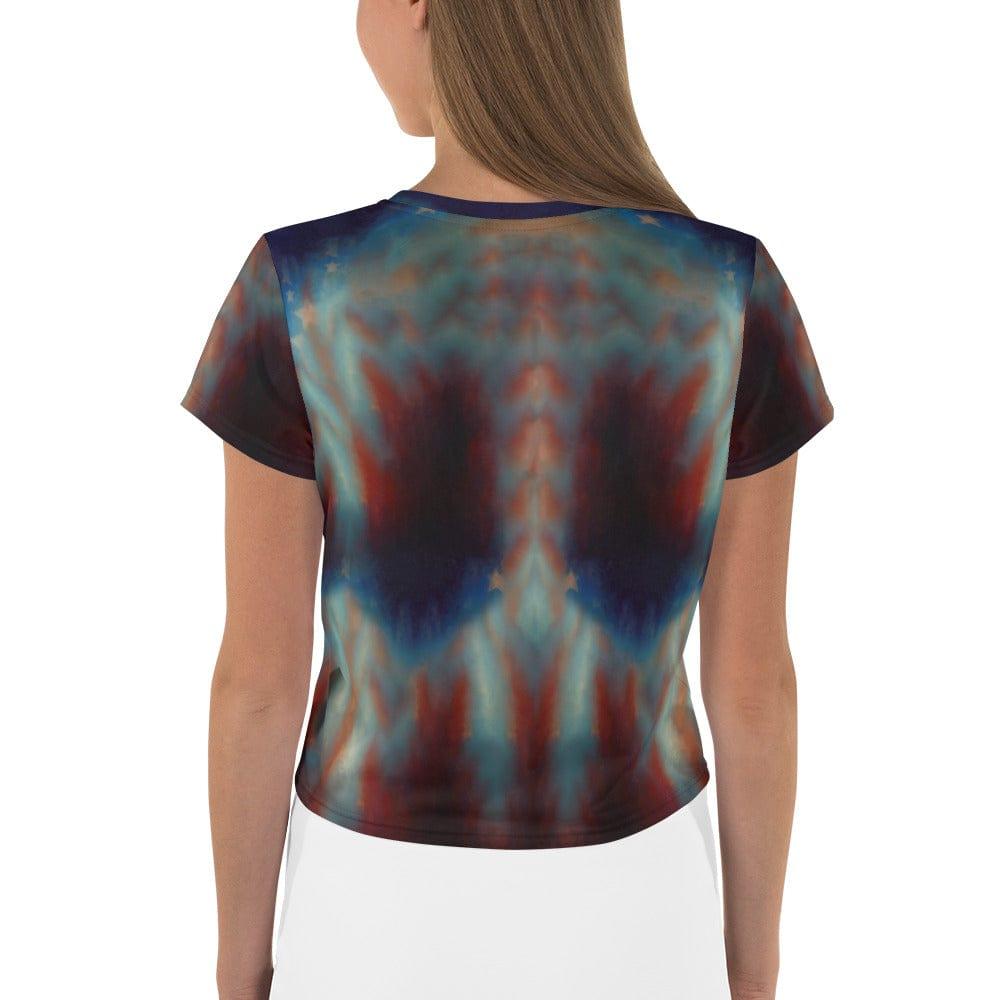 Mystical Maelstrom All-Over Print Crop Tee - Beyond T-shirts