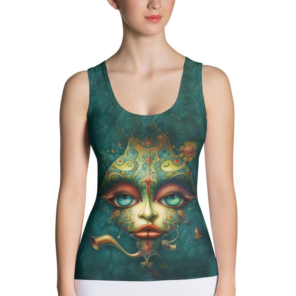 Mystical Meadows Sublimation Cut & Sew Tank Top - Beyond T-shirts