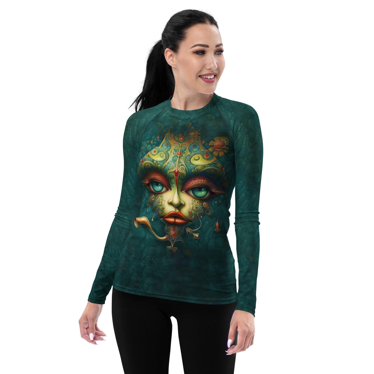 Mystical Meadows Women's Rash Guard - Beyond T-shirts