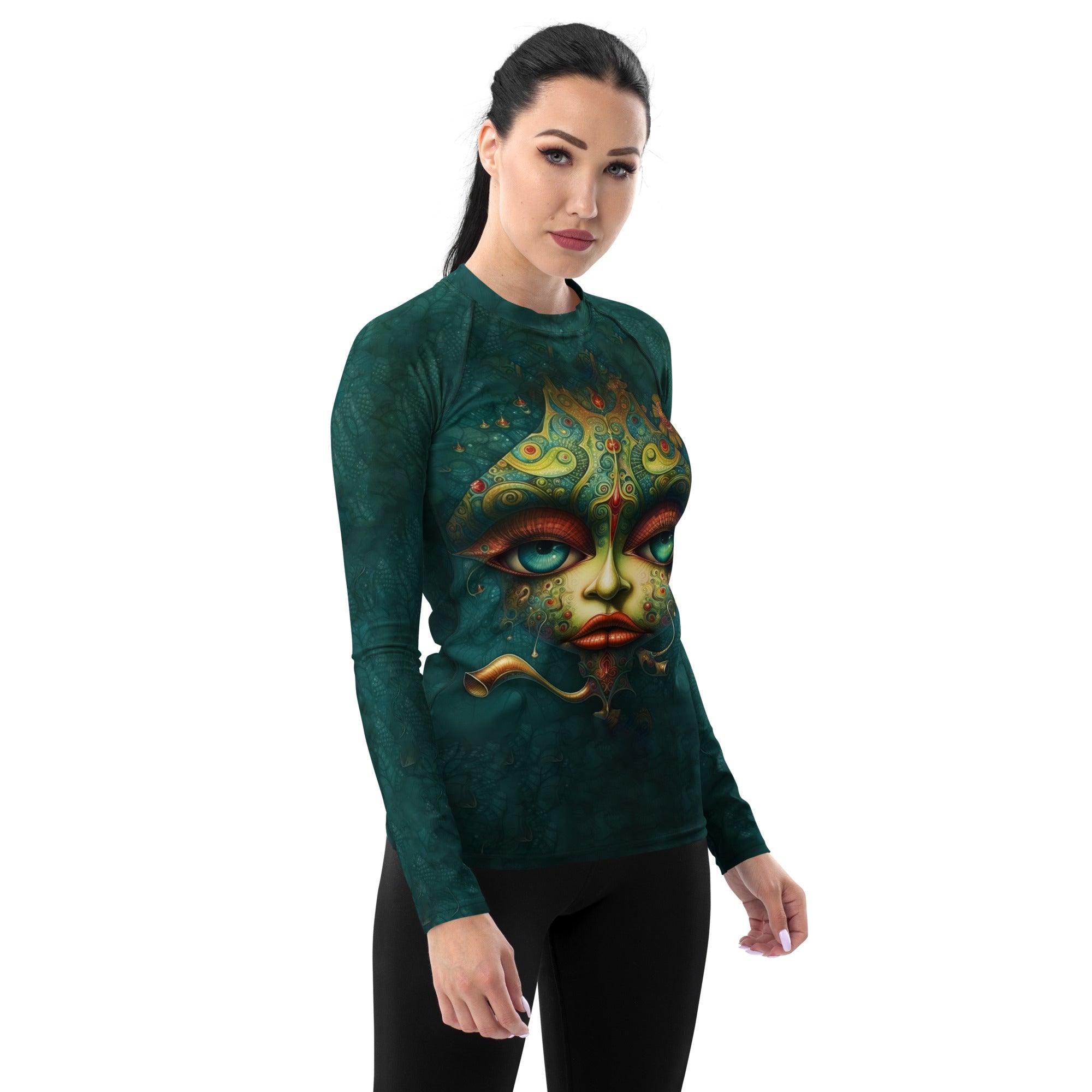 Mystical Meadows Women's Rash Guard - Beyond T-shirts