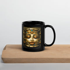 Mystical Melodies Black Glossy Mug - Beyond T-shirts