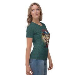 Mystical Melody Women's T-shirt in a casual style setting.