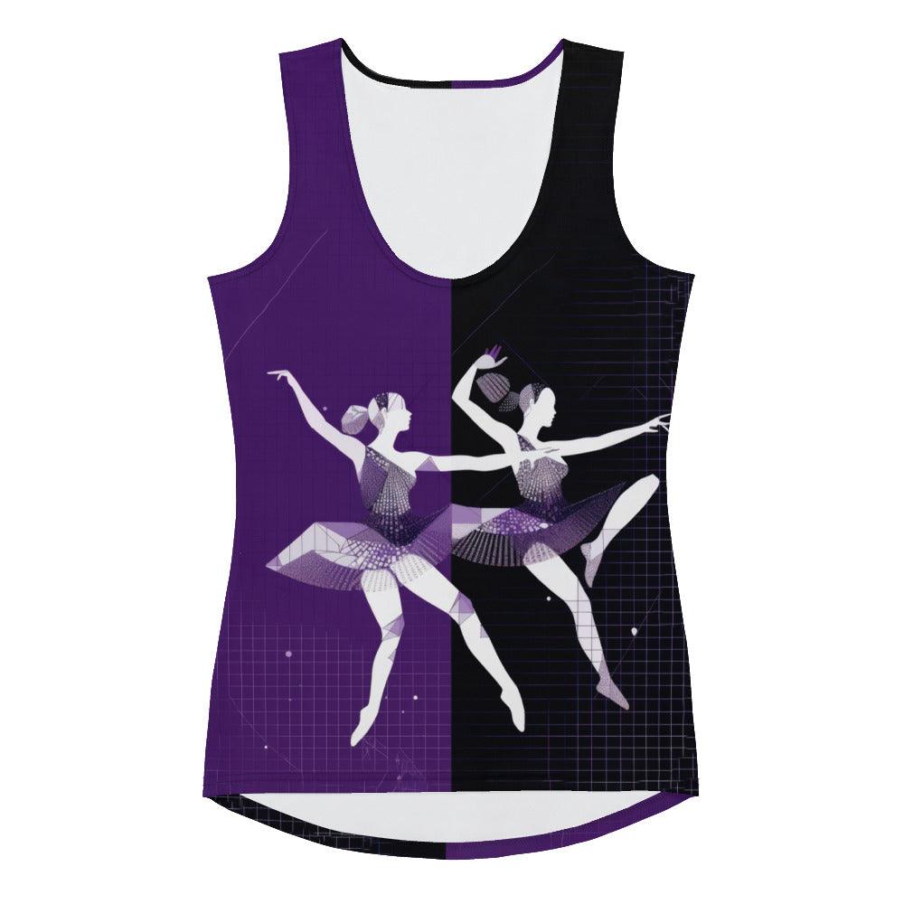 Mystical Women's Dance Motion Sublimation Cut & Sew Tank Top - Beyond T-shirts