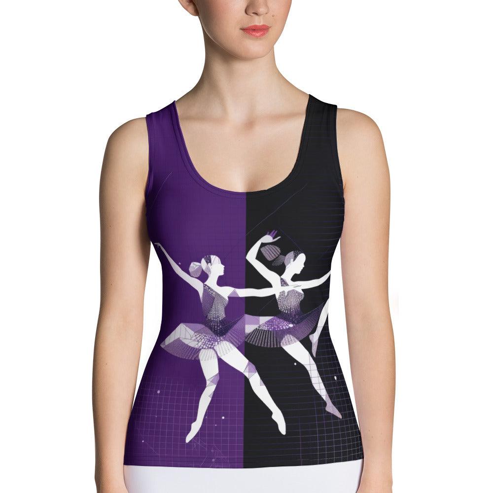 Mystical Women's Dance Motion Sublimation Cut & Sew Tank Top - Beyond T-shirts