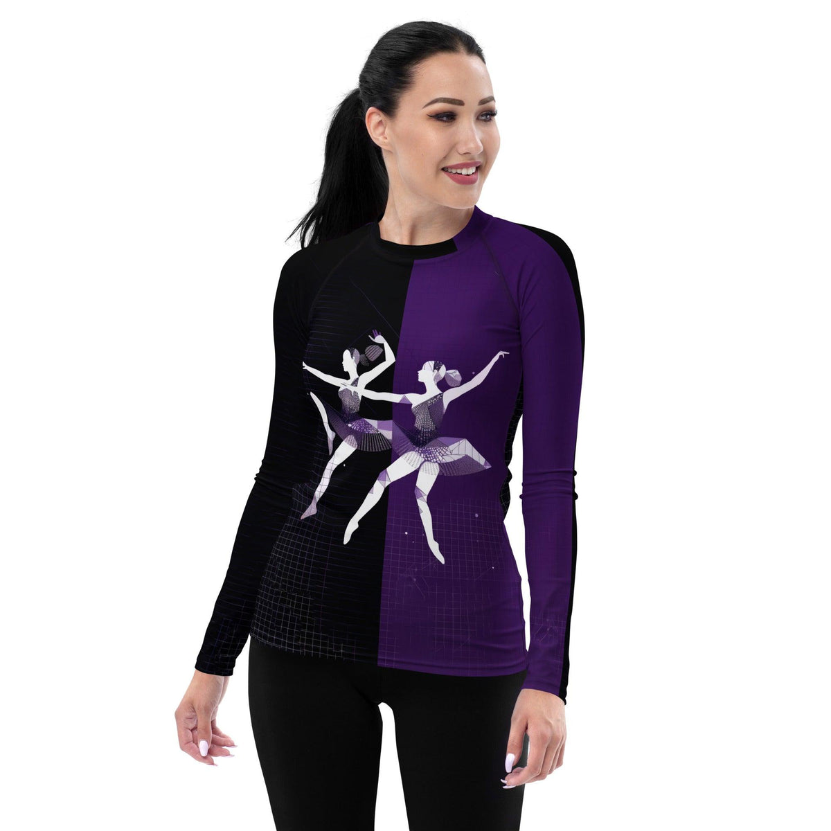 Mystical Women's Dance Motion Women's Rash Guard - Beyond T-shirts