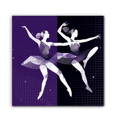 Mystical Women s Dance Motion Wrapped Canvas - Beyond T-shirts