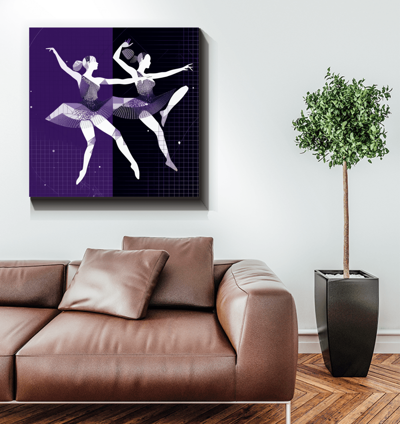 Mystical Women s Dance Motion Wrapped Canvas - Beyond T-shirts