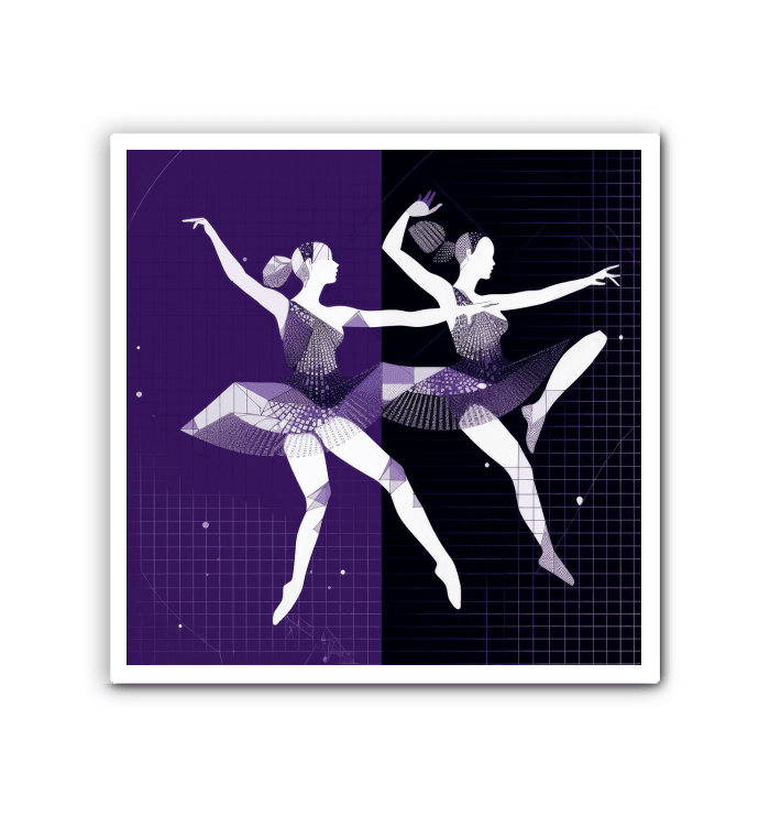 Mystical Women s Dance Motion Wrapped Canvas - Beyond T-shirts