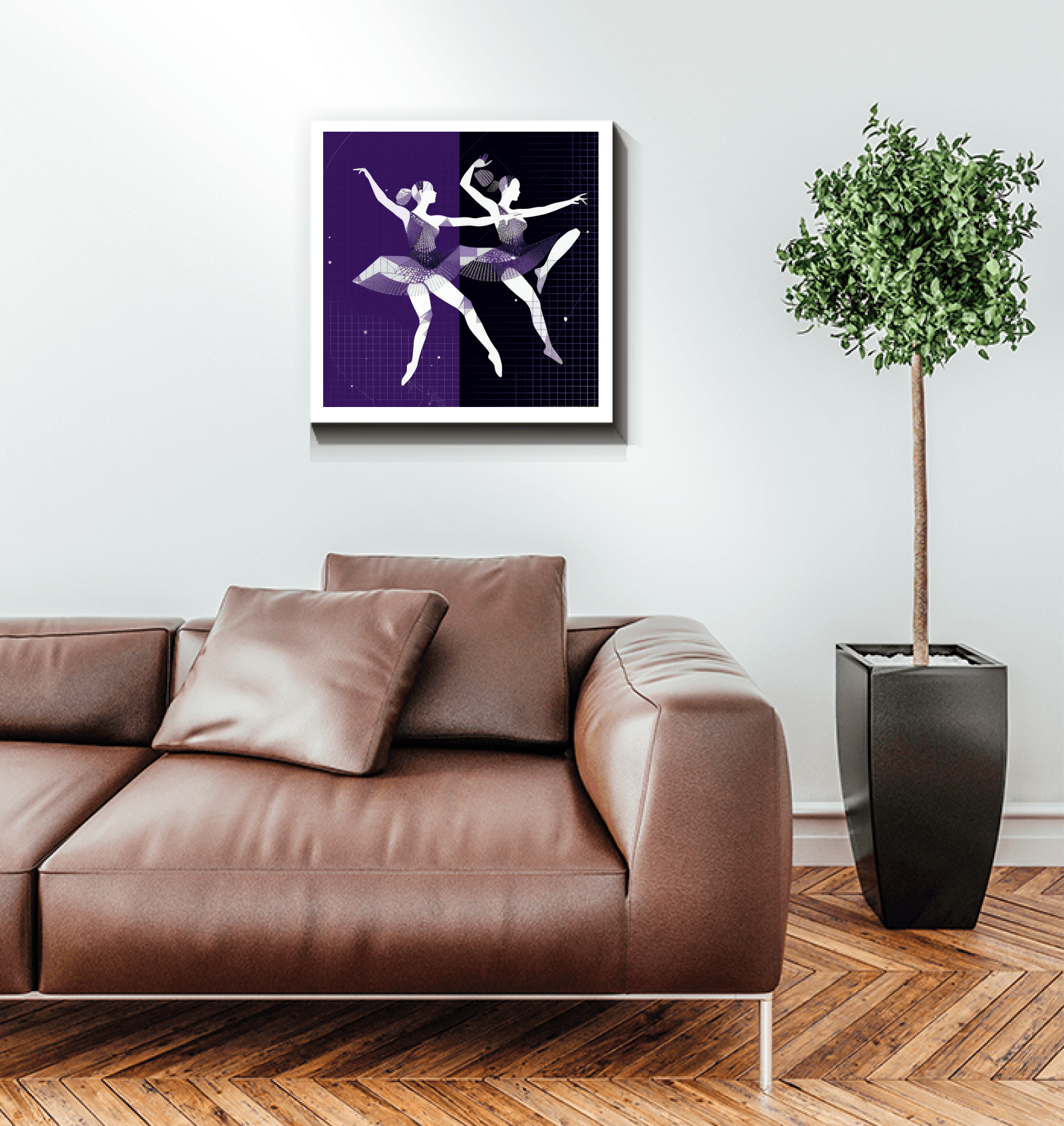 Mystical Women s Dance Motion Wrapped Canvas - Beyond T-shirts