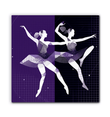 Mystical Women s Dance Motion Wrapped Canvas - Beyond T-shirts