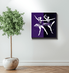 Mystical Women s Dance Motion Wrapped Canvas - Beyond T-shirts