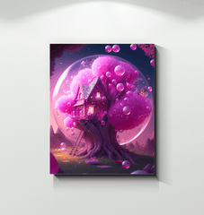 Neon Trees Canvas Tee - Artistic Wall Decor