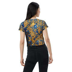 Notes Express Pure Emotion All-Over Print Crop Tee - Beyond T-shirts