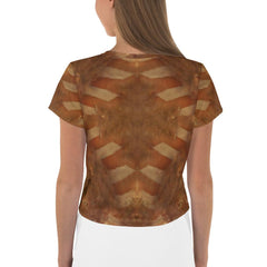 Oceanic Odyssey All-Over Print Crop Tee - Beyond T-shirts