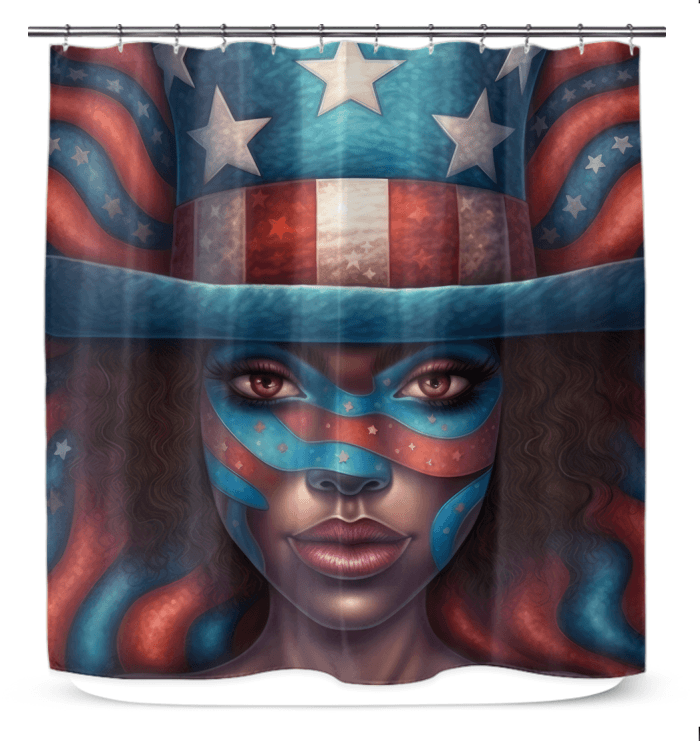 Old Glory's Glory Shower Curtain - Beyond T-shirts