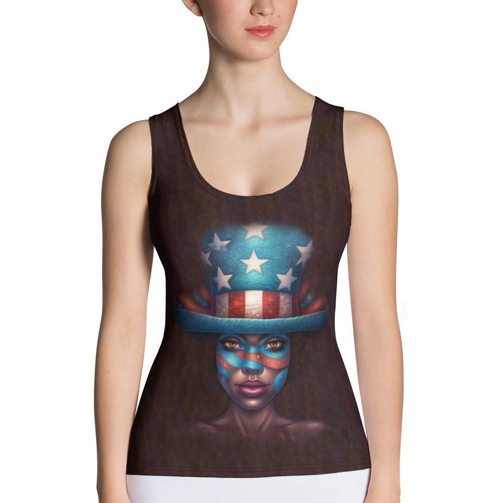 Old Glory's Glory Sublimation Cut & Sew Tank Top - Beyond T-shirts