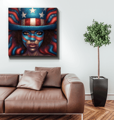 Old Glory's Glory Wrapped Canvas - Beyond T-shirts