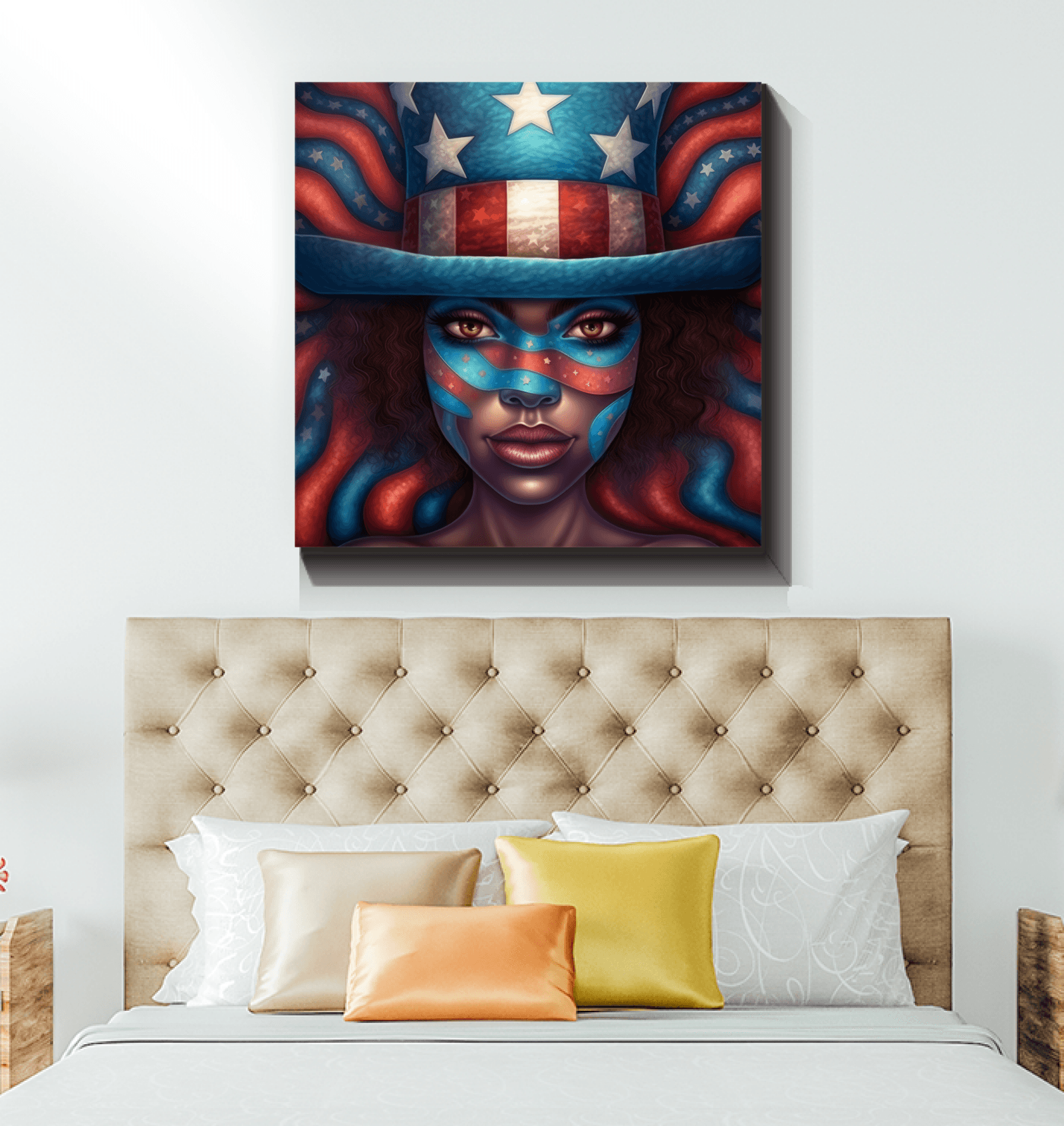 Old Glory's Glory Wrapped Canvas - Beyond T-shirts