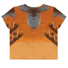 Painted Palates All-Over Print Crop Tee - Beyond T-shirts