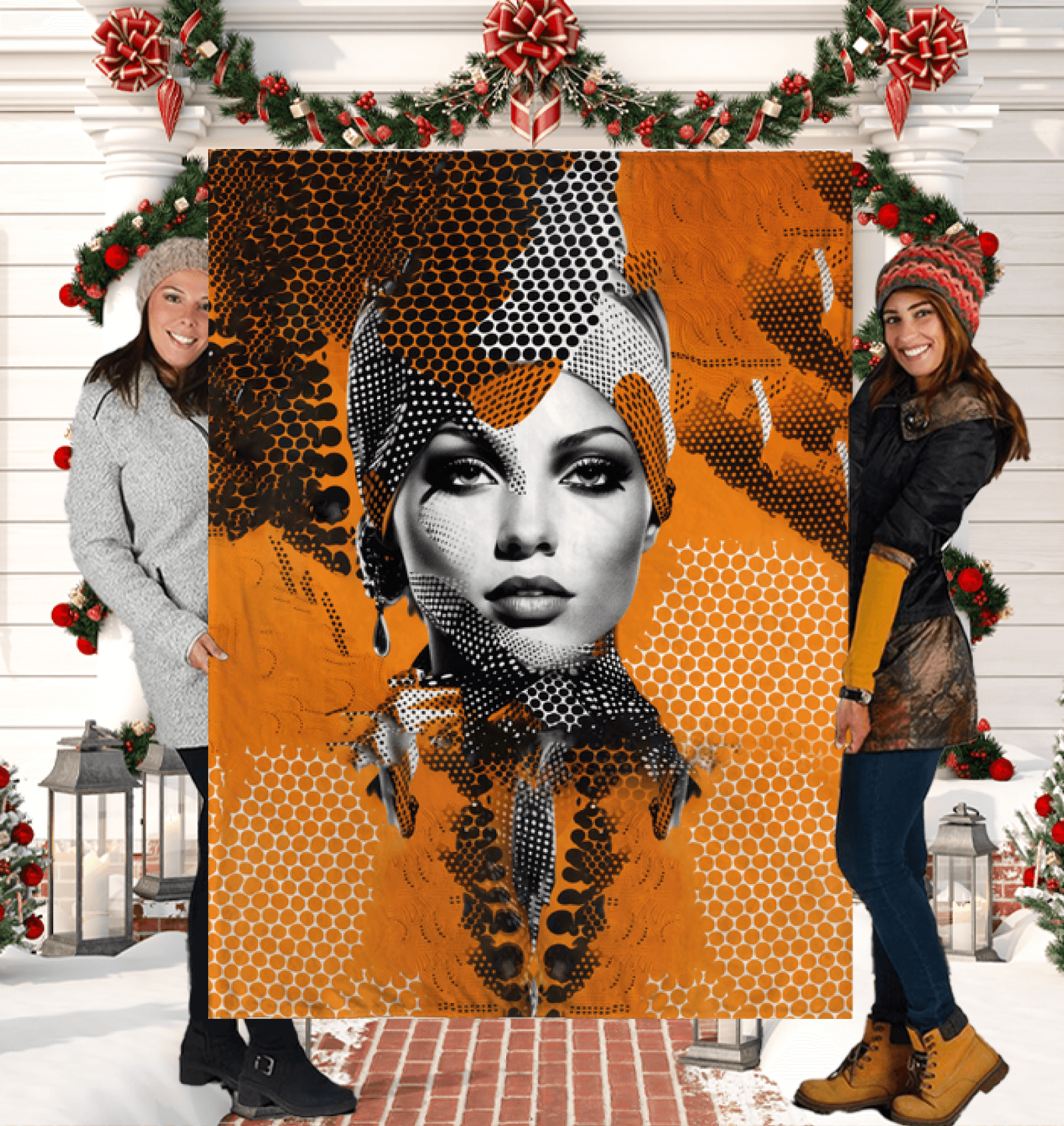 Painted Palates Sherpa Blanket - Beyond T-shirts