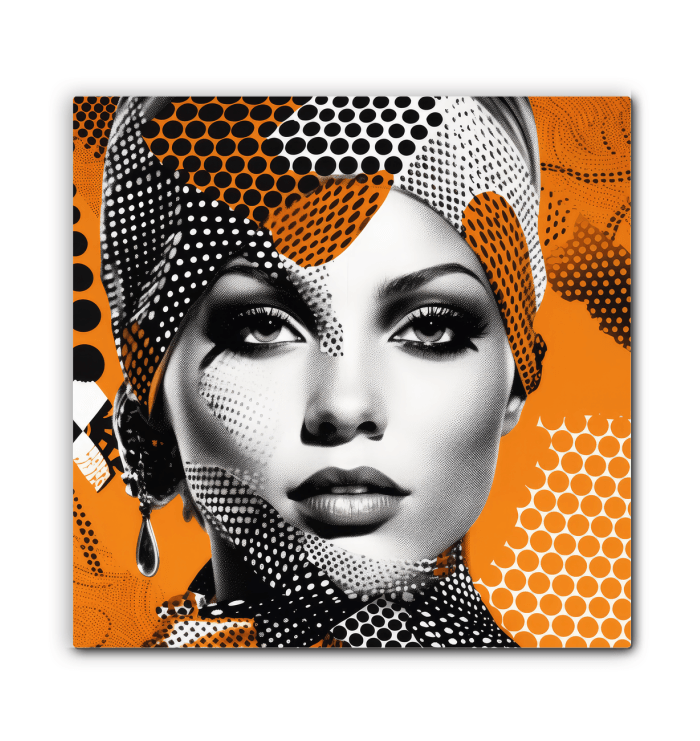 Bright and bold Painted Palates canvas print