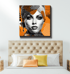 Wall art Painted Palates wrapped canvas