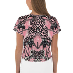 Painted Passions All-Over Print Crop Tee - Beyond T-shirts